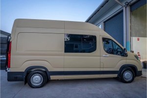Custom colour change wrap on LDV Delivery 9 van in Sydney